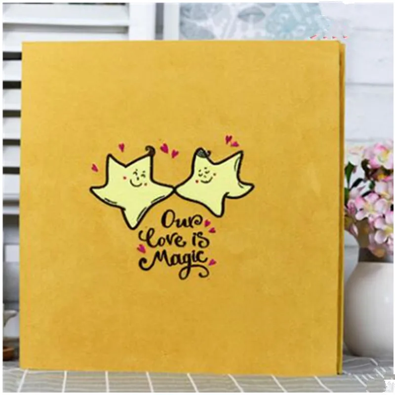 2018 Новый вышитый фотоальбом с самоклеящимся покрытием ручной альбом сделай сам
