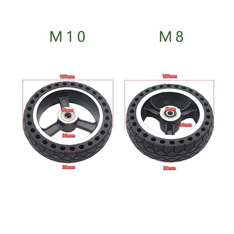 

5.5x1.6 wheels 5.5 Inch soild tire for Xiaomi Mijia M365 PRO New Scooter Rear Hub M8 M10 Solid wheel