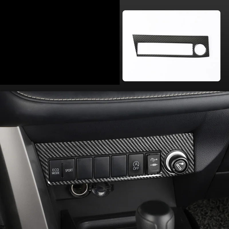 Lsrtw2017 АБС-пластик автомобильный диск эко-режим прикуриватель для toyota rav4 2013 2014 2015