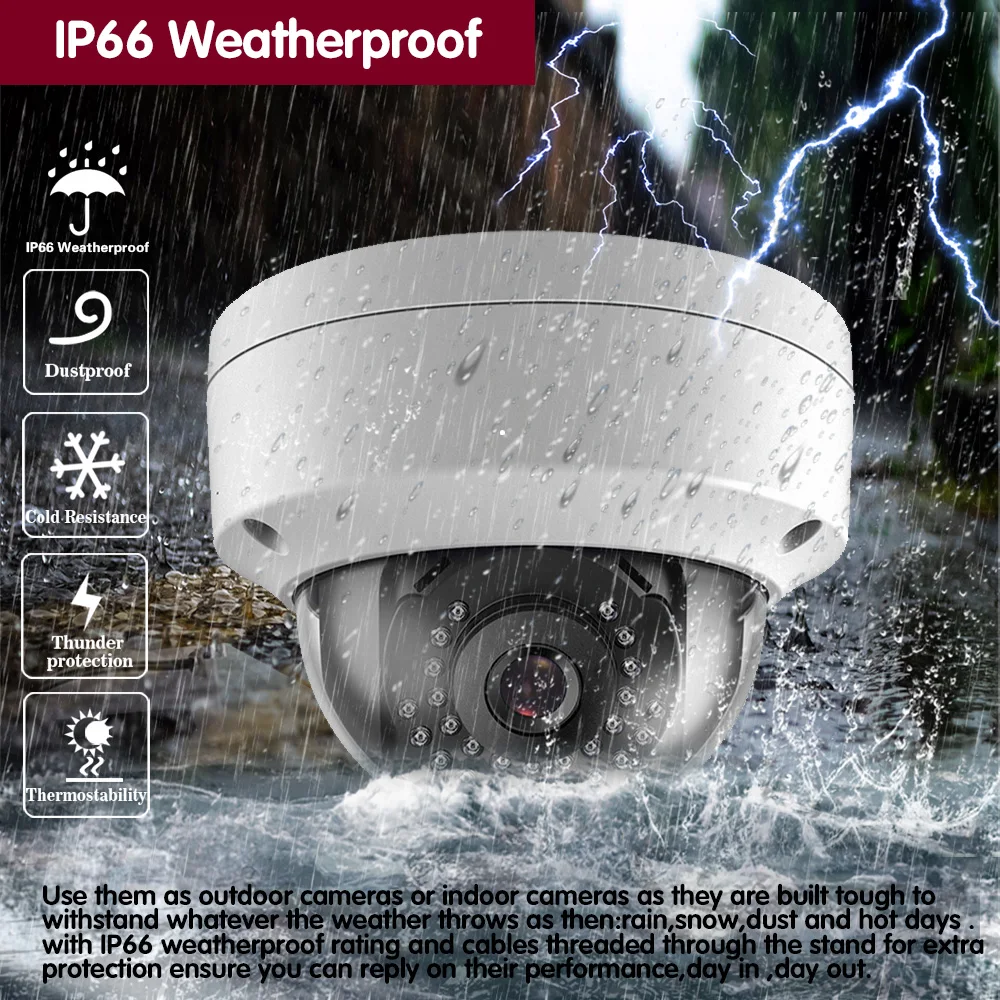 HCVAHDN H.265+ 16CH 4K 5MP CCTV System NVR Kit 5MP Super Outdoor  Security IP Camera POE Video Surveillance set