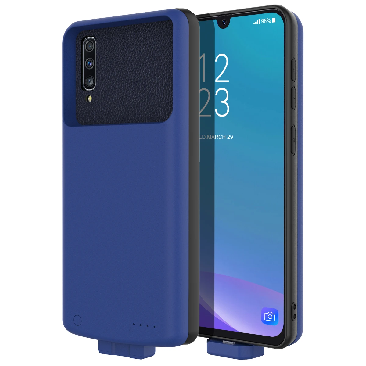 Для samsung Galaxy A50s A30s корпус батареи съемный 7000 мАч резервного копирования PowerBank+ TPU зарядный чехол для samsung A50s зарядное устройство чехол