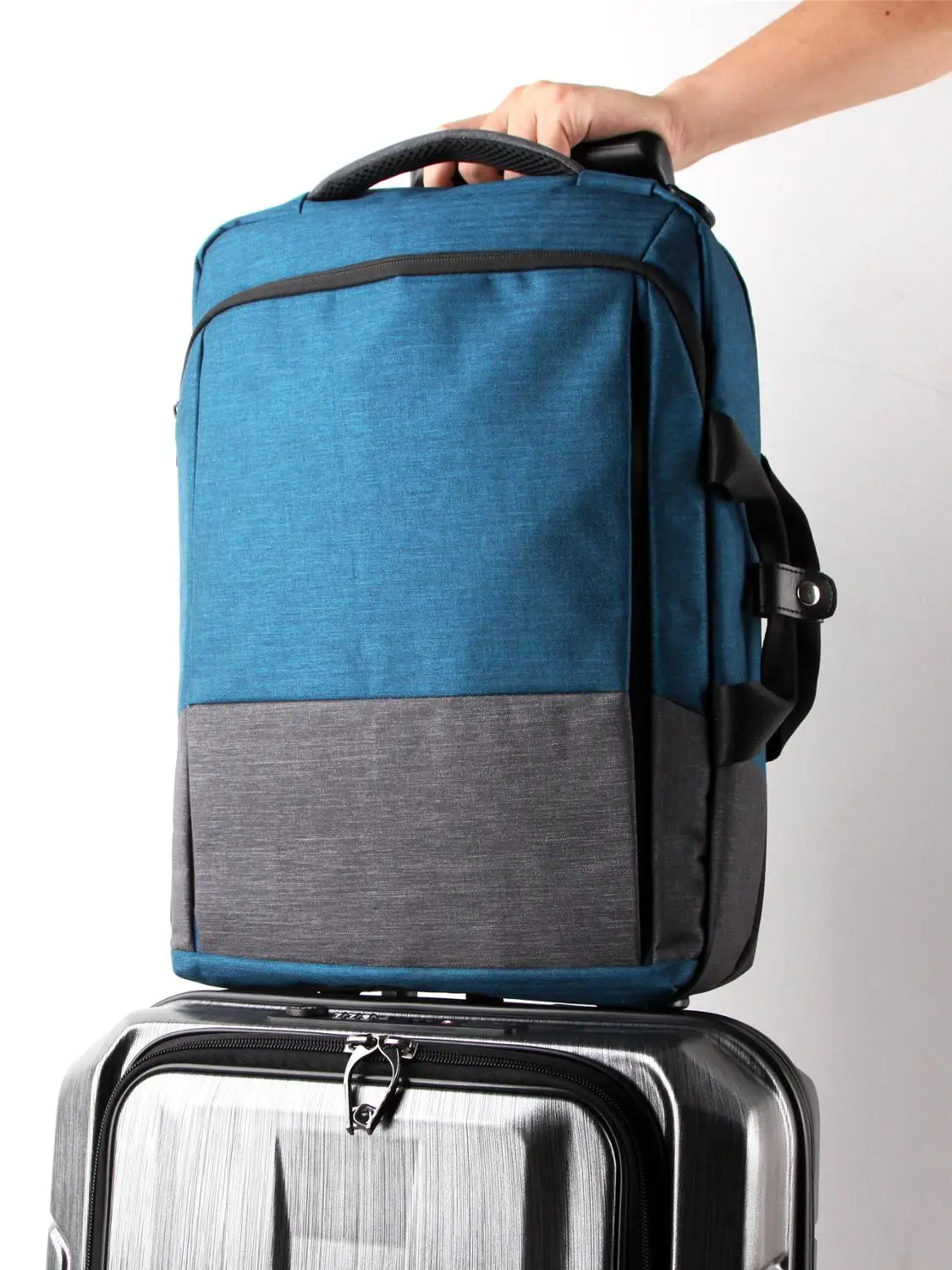Повседневный деловой мужской рюкзак для компьютера, легкая сумка для ноутбука 19 л, Женский дорожный рюкзак с защитой от кражи 2020, темно-серы... от AliExpress RU&CIS NEW