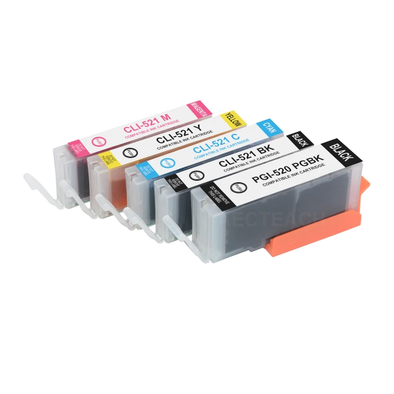 Новый чернильный картридж aecучебного принтера PGI 520xl CLI 521xl совместим с Canon Pixma IP4600