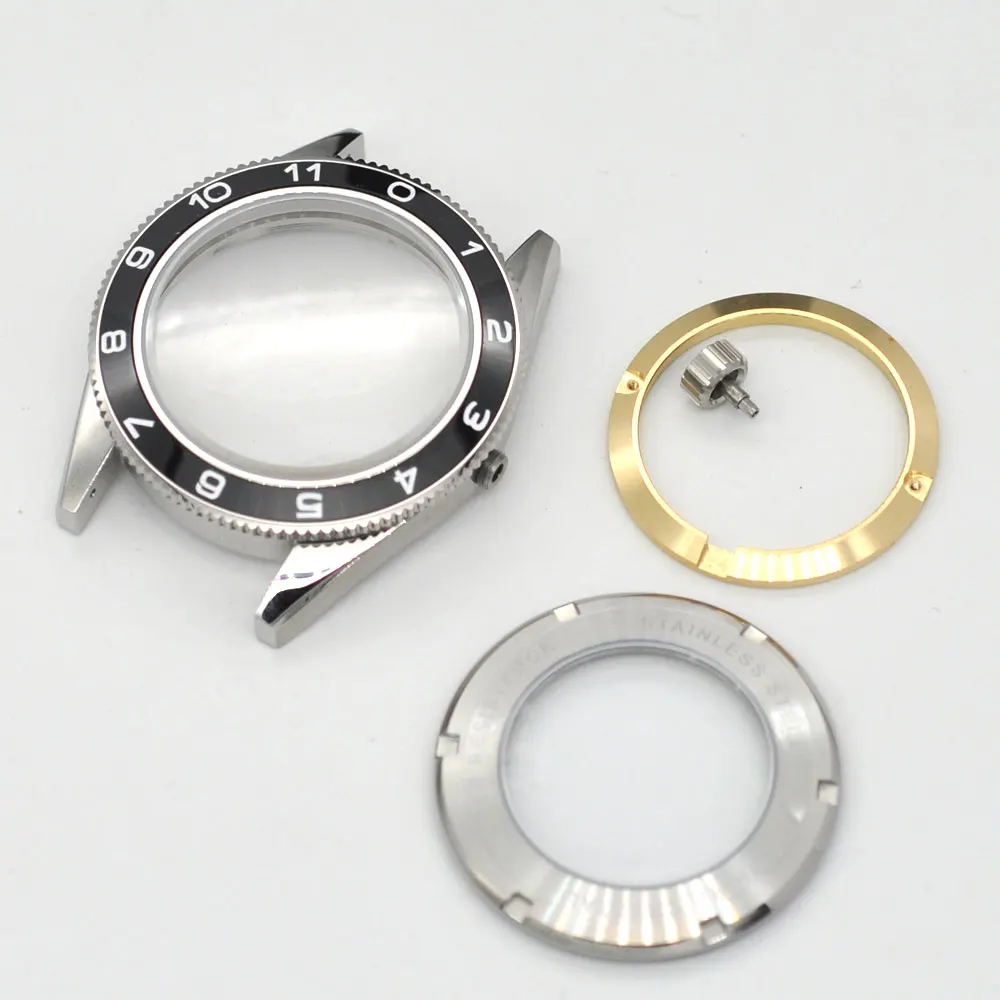 

Sapphire Watch Case 41mm 100M Waterproof Ceramic Bzele Fit NH35 NH36 ETA 2836 Miyota 8205/8215/821A DG 2813 Movement Wristwatch