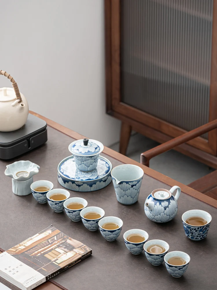 

Decorations Tea Set for Adults Aesthetic Teaware Porcelain Tea Pot and Cup Set Filizanki Do Kawy Zestaw Teaware Sets BG50TS