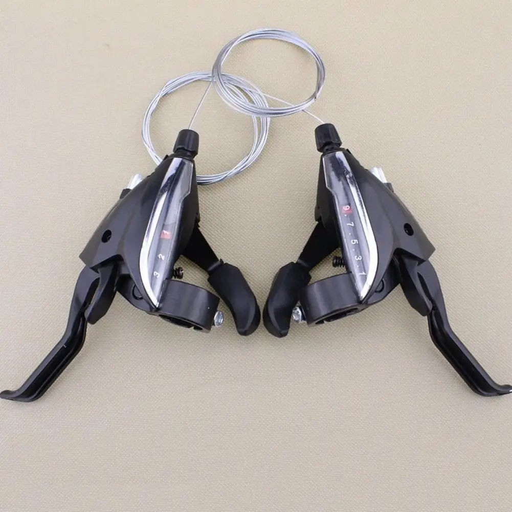 

1 Pair Stainless Steel Cables MTB Road Mountain Bike Folding Bicycle 3x9 Speed Brake Shifter Levers Bicycle Brake Accessories