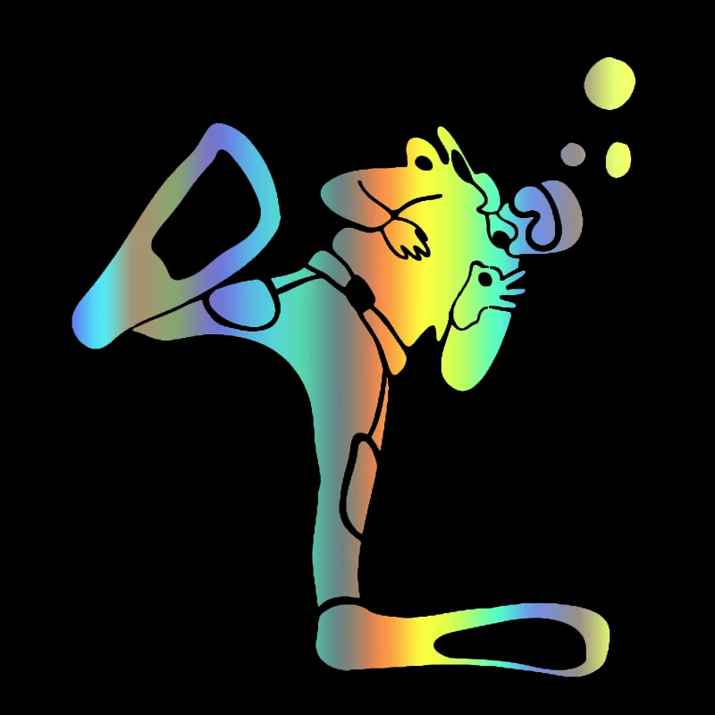 

S51136 Various Sizes/Colors Car Stickers Vinyl Decal Diving Technology Motorcycle Decorative Accessories Waterproof