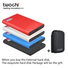 Металлический портативный HDD-накопитель TWOCHI, 160 Гб, 250 ГБ, 320 ГБ, 500 Гб, внешний жесткий диск USB3.0 для ПКMac, Xbox, PS4