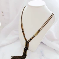 ydgy new texture simple retro series temperament new tassel women necklace sweater chain personality fashion fashion women serie