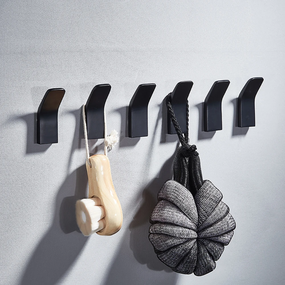 Крючки для халатов черный крючок ванной комнаты настенные декоративные крючки