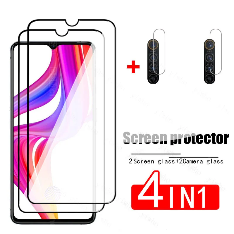Защитное стекло 4-в-1 для Realme X2 Pro защита экрана камеры на OPO Real me X 2 пленка объектива