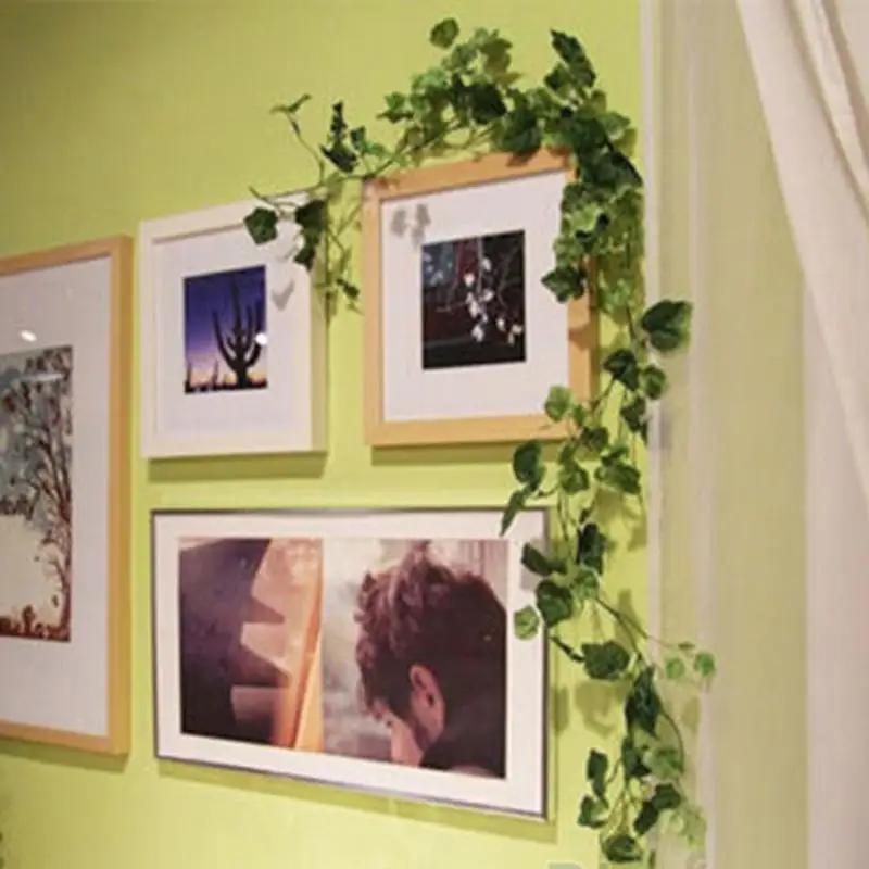 

1pcs Artificial Ivy Leaf Garland Plants Vine Fake Foliage Flowers Home Decor