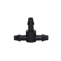 barbed t piece 3 way 47mm connector t shape three hole pipe barbed connector garden watering pipe hose tee joint micro drip ir