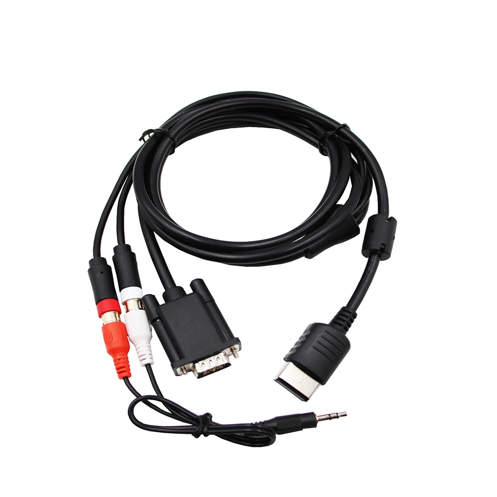 Кабель видеографической матрицы для SEGA DC DreamCast к монитор с матрицей и RCA аудио + 3 5