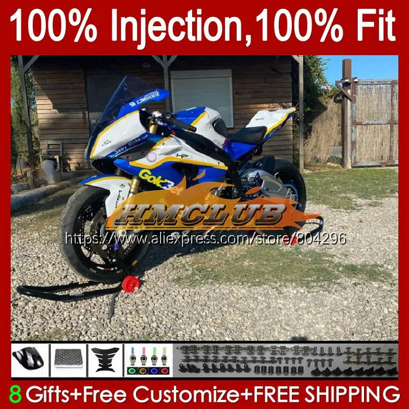 

Injection For BMW S1000 S 1000 RR 1000RR 101No.25 S1000RR White blue 09 10 11 12 13 14 2009 2010 2011 2012 2013 2014 Fairings