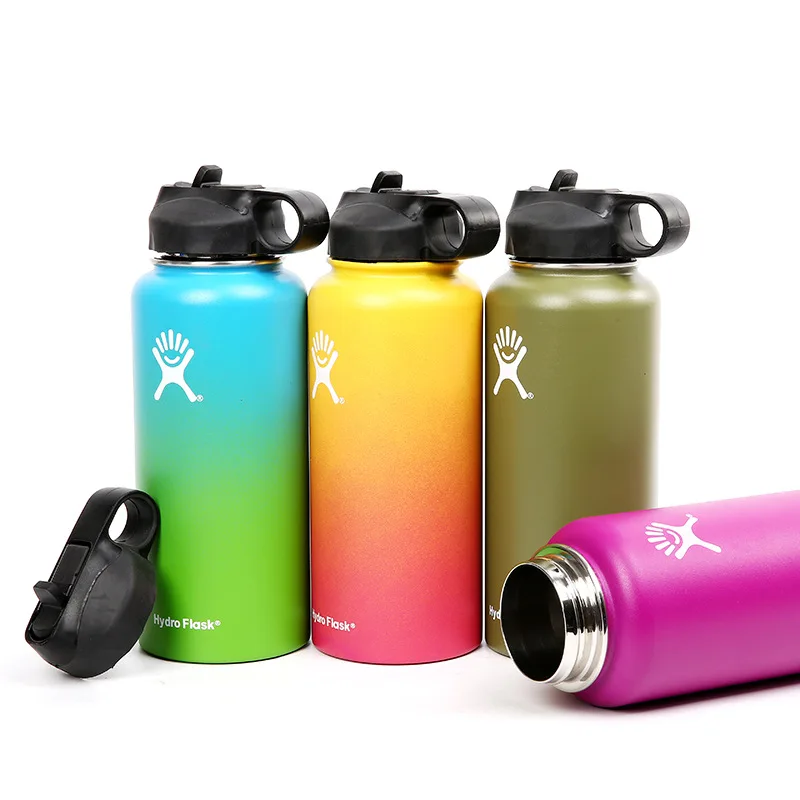 Бутылка для воды из нержавеющей стали 32/40 унций термос с вакуумной изоляцией и