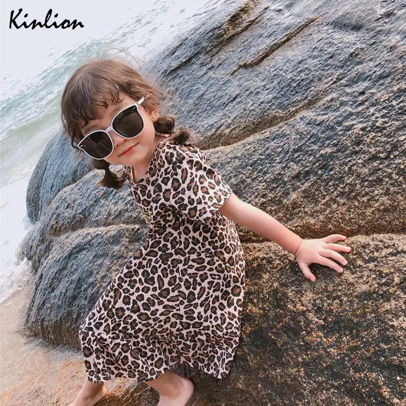 Круглые детские солнцезащитные очки Kinlion для девочек Ретро Винтажные милые Uv400