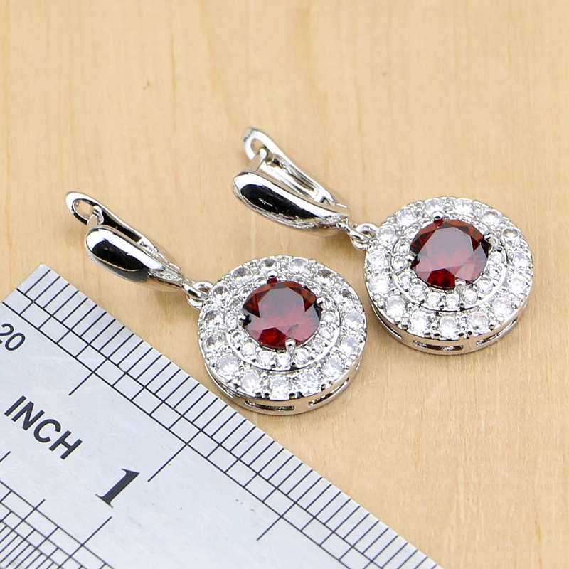 Комплект из колье серёг кольца и браслета серебра 925 пробы|jewelry sets for women|zircon jewelry