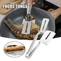 stainless steel barbecue clamp steak clamp fish gripper for eggs bbq kitchen supply bbq tools kitchen dining bar