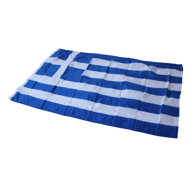 

90150cm Greek Flag Activity Festival Parade Banner Home Decoration Greece Flags