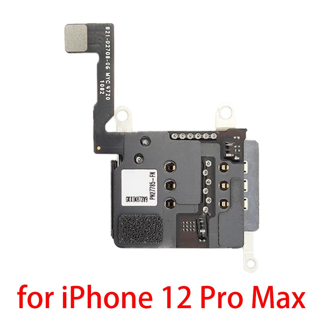 

Dual SIM Card Holder Socket with Flex Cable for iPhone 12 Pro Max