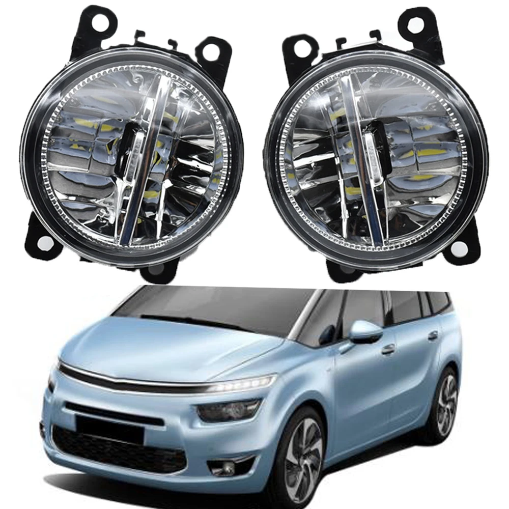 Автомобильный Стайлинг 9 Led Противотуманные фары 12В фара для Citroen C4 Grand Picasso 1 2 2007 2017