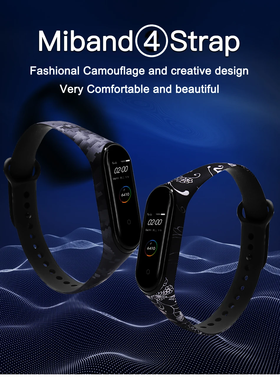 BOORUI для xiaomi mi band 4 ремешок mi band 4 умные аксессуары mi Band 4 ремешок для xiaomi mi band 4 умные браслеты