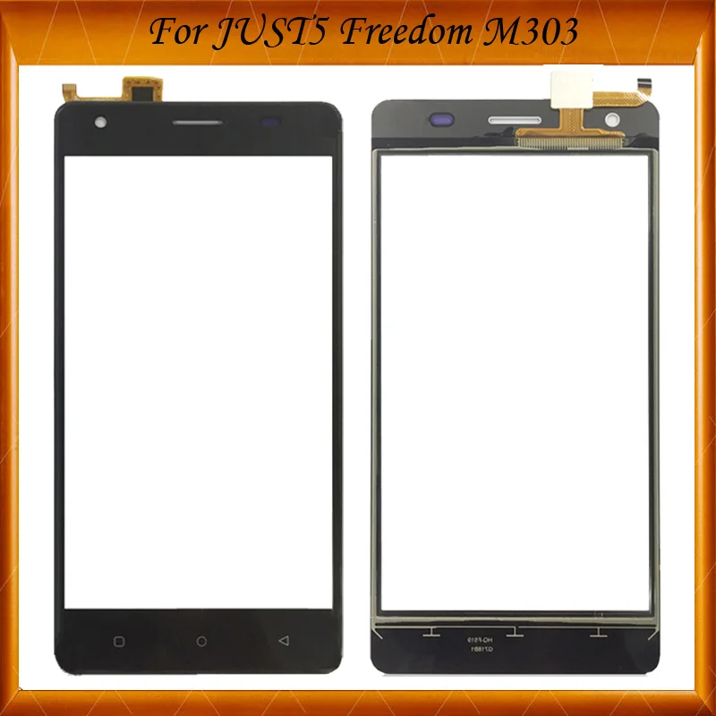 5 0 дюймов золотой черный белый цвет для JUST5 Freedom M303 сенсорный экран дигитайзер