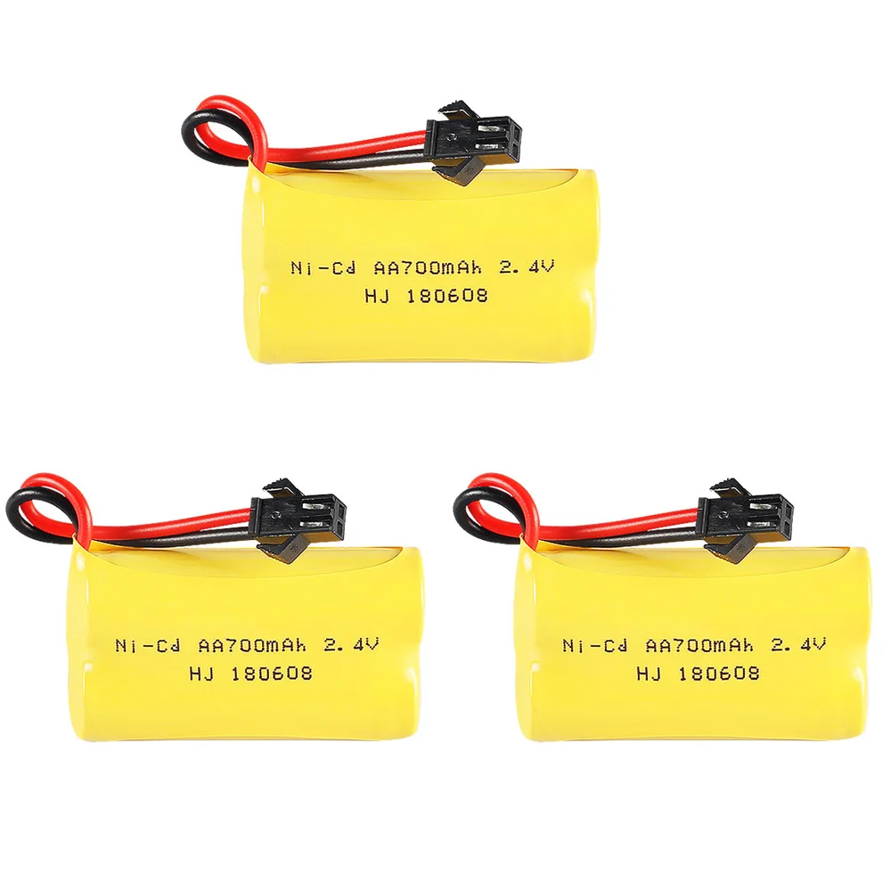

2.4V 700mah AA NI-CD battery pack for Remote Control Car Electric Toys Tanks Trains Robot Boat Gun toys parts 2.4V NICD battery
