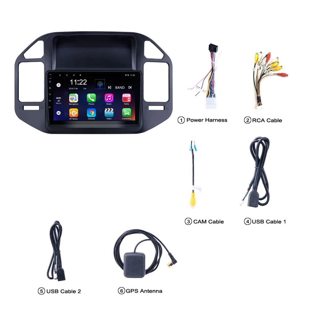 

Eastereggs For Mitsubishi Pajero V73 2004-2011 9 inch Android 2 Din Car Multimedia Stereo Navigation GPS Autoradio Head Unit