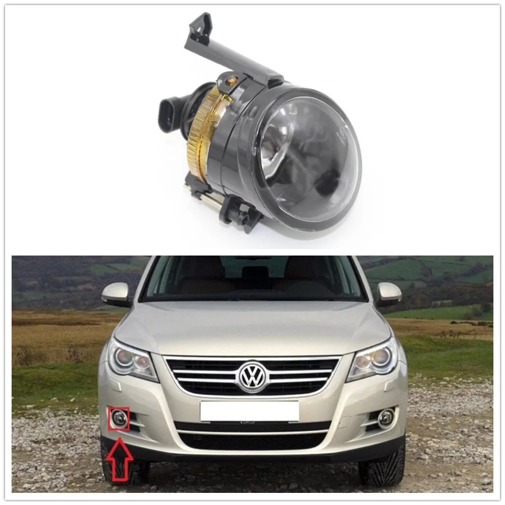Правая сторона Противотуманные фары Дневные Фары Светильник для VW Tiguan 2007 2008 2009 2010