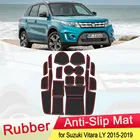 Резиновый противоскользящий коврик для Suzuki Vitara LY 2015, 2016, 2017, 2018, 2019, автомобильные аксессуары