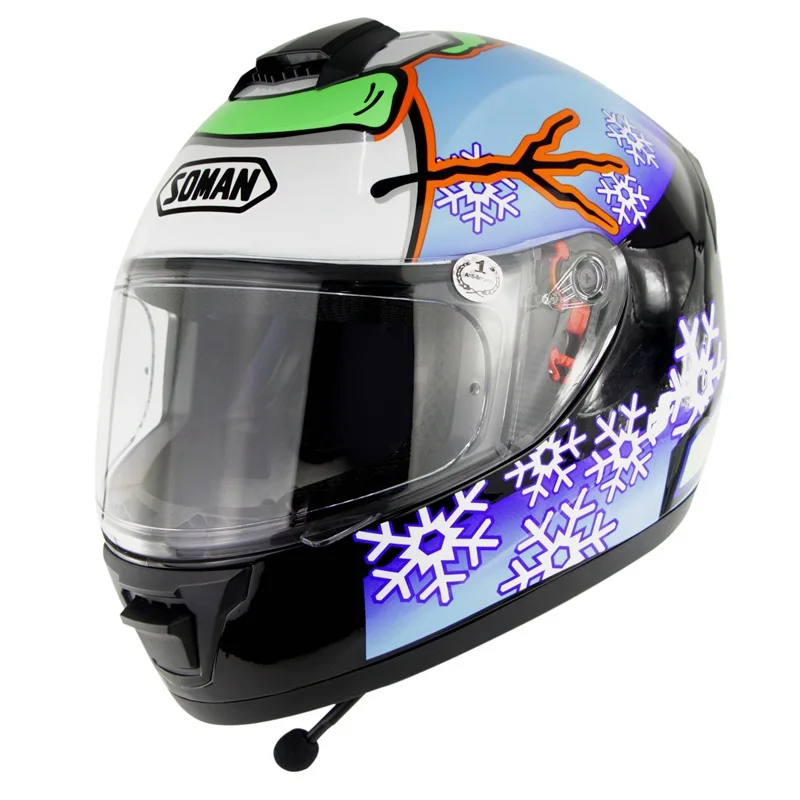 

Soman motorcycle electric vehicle Bluetooth helmet for men and women riding helmet 962 with Bluetooth headset in stock