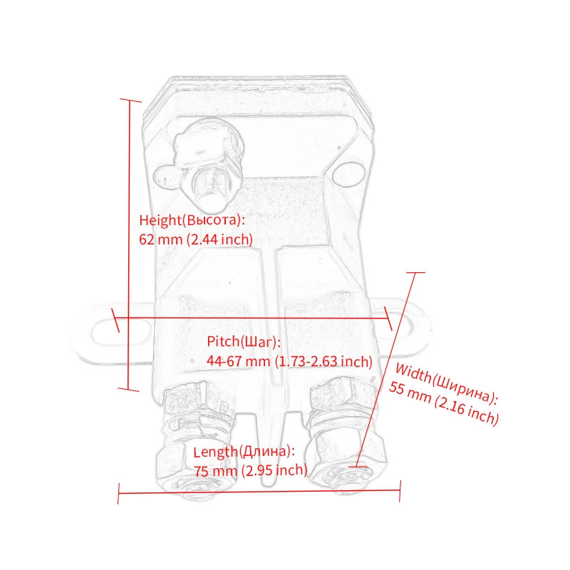 Стартер мотоцикла для универсальной газонокосилки 12 В стартер соленоид 3