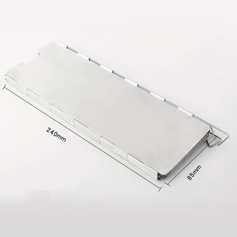 8/10/12/14/16 Пластинчатый наружный экран для плиты из алюминия с отражающим теплом газовым горелком для аксессуара кемпинговой кулинарии.