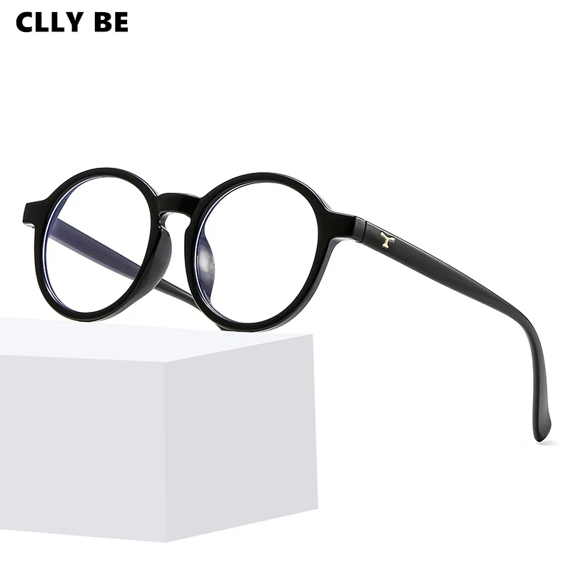 С защитой от УФ светильник круглая оправа для очков с прозрачными стёклами