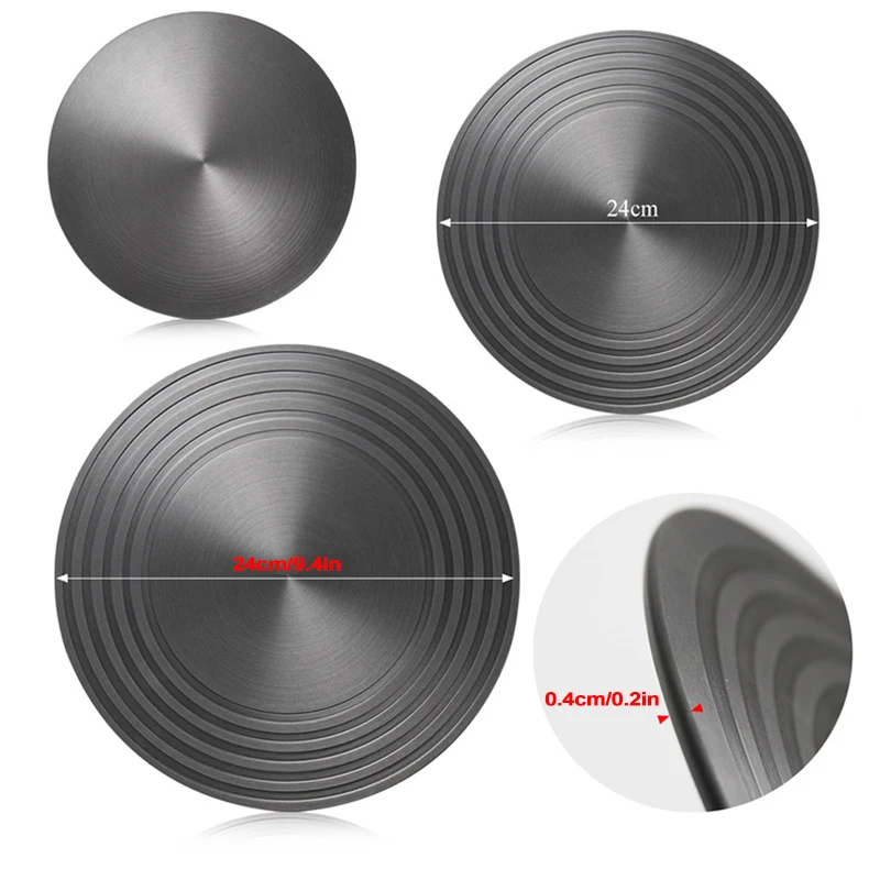 Тепловой диффузор алюминиевый теплопроводник антипригарный кухонный