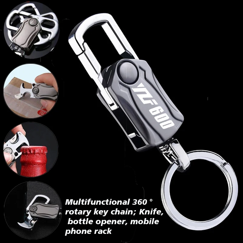 

Motorcycle Keyring Multifunction Key Ring Keychain For Yamaha YZF600 R6 YZF 600