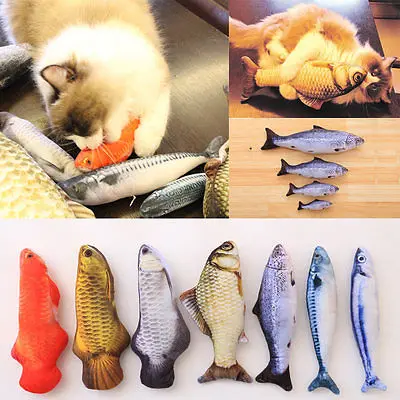 

Simulation Fish Shape Catnip Toy Funny Cat Bite Toy Interactive Pets Chew Prop