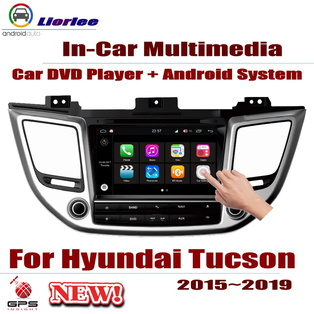 Автомобильный DVD-плеер GPS-навигация для Hyundai Tucson (TL) 2015-2019 Автомобильная