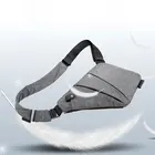 Сумка на плечо Мужская многофункциональная, водонепроницаемый саквояж кросс-боди с защитой от кражи, спортивный мессенджер