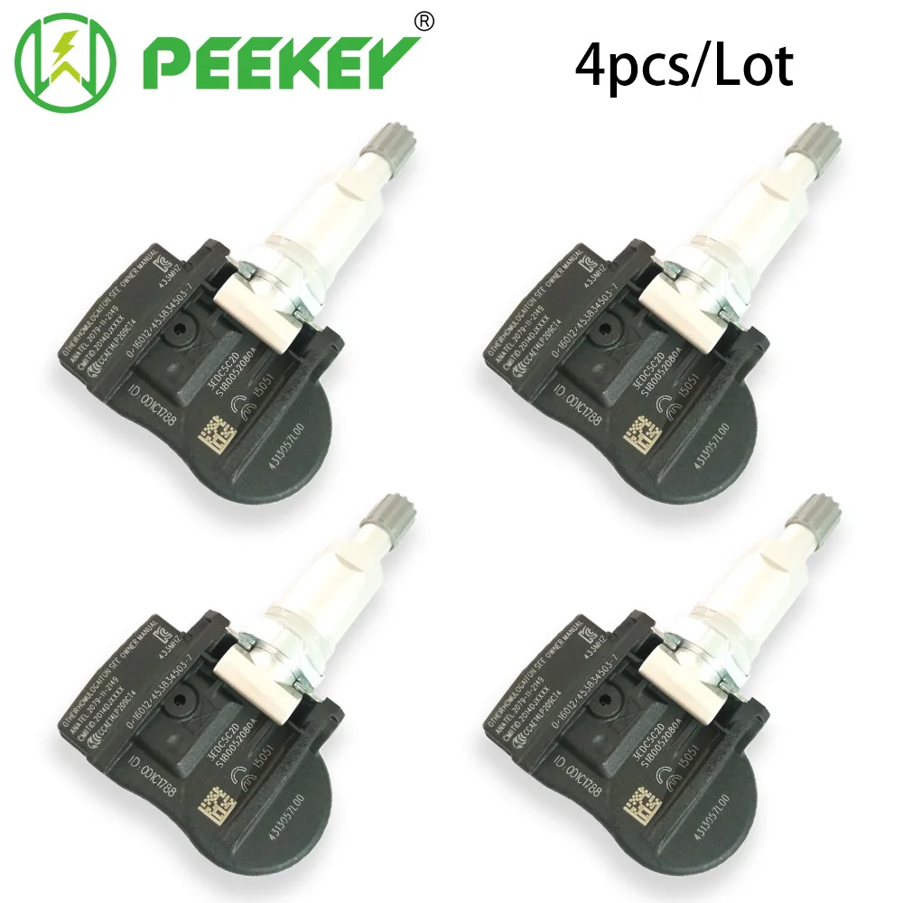 Датчик давления в шинах, система контроля давления в шинах, датчик TPMS, датчик 4313057L00 43130-57L00 686696332399 для Jeep Compass