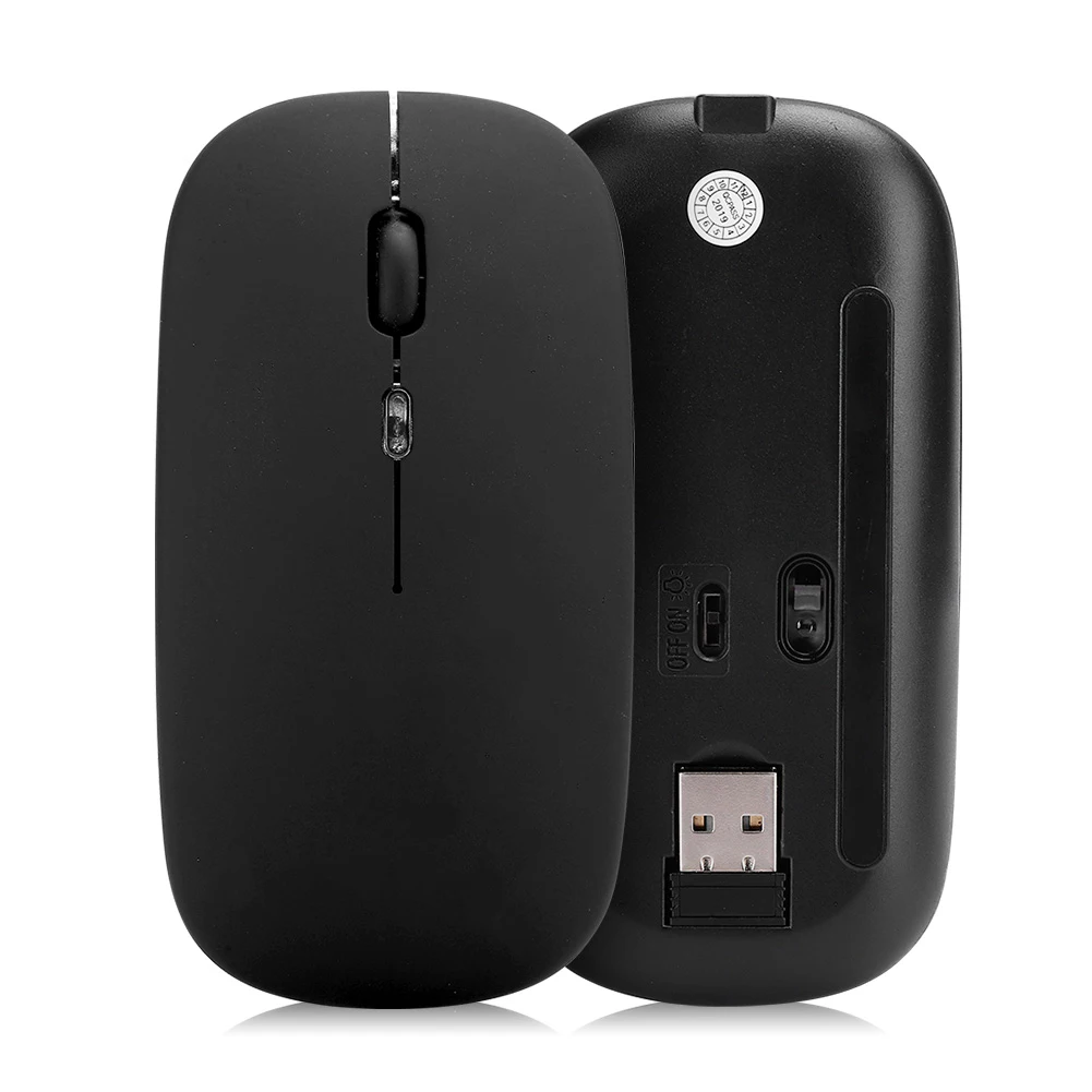

Rechargeable Wireless Mouse for Bluetooth Notebook Game Universal Office Supplies USB Optical Mice For Laptop PC