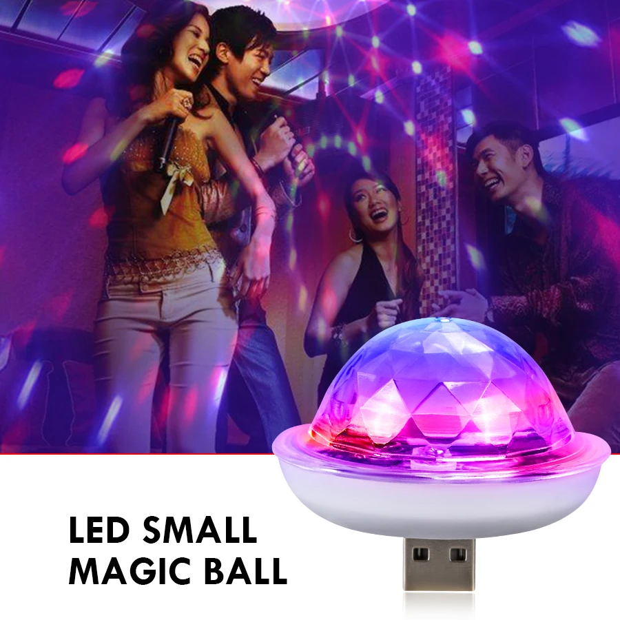 Мини USB диско светильник светодиодный новый экзотический lig портативный