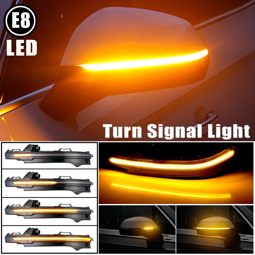 

LED Dynamic Turn Signal Blinker Sequential Side Mirror Indicator Light Lamp For Audi Q5 FY 2018 2019 Q7 4M 2016 2017 2018