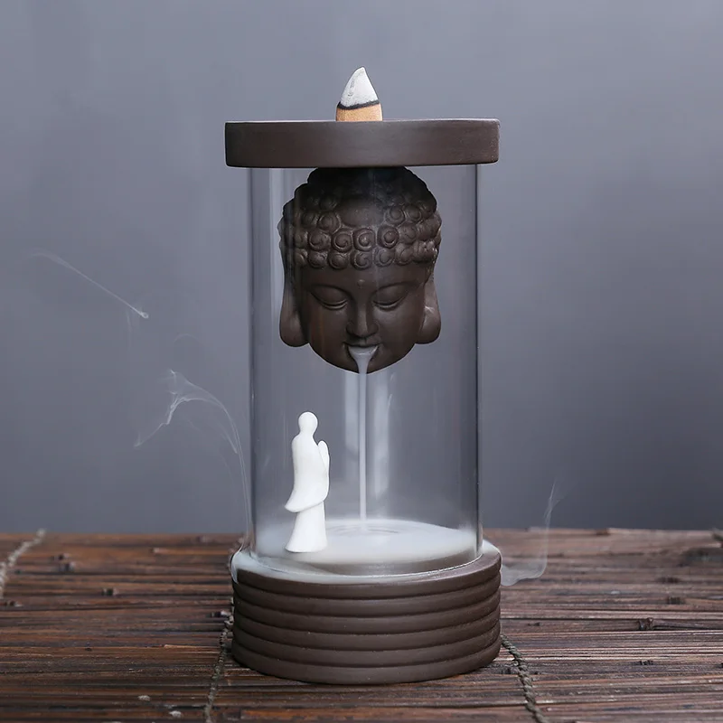 Крытый праздничные украшения Рождественские Будда Шакьямуни обратного Ладан