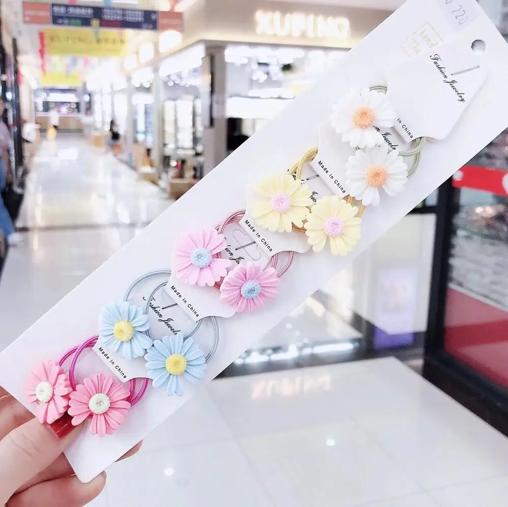 1 комплект в Корейском стиле 2020 Ручной Работы Веревки девочки резинкой милые