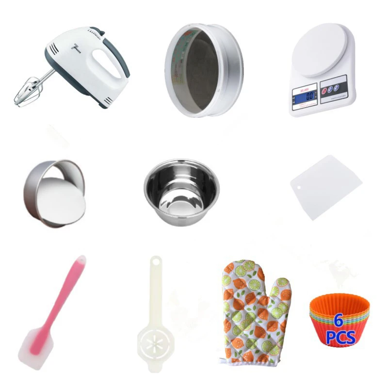 14 шт. форма для торта электронные весы Электрический измельчитель яиц муки сито