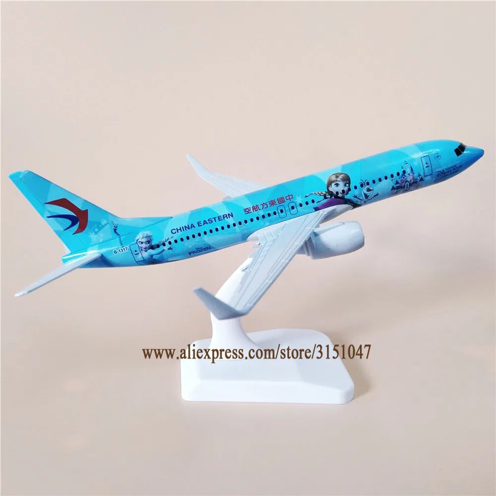 

20cm Metal Alloy Plane Model Air China Eastern Airlines Boeing 737 B737 Airways Cartoon Airplane Model w wheels Aircraft