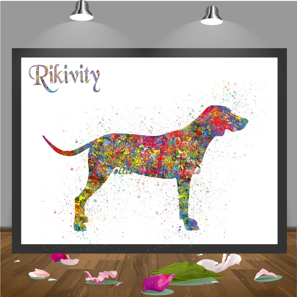 Rikivity Coonhound плакаты с изображениями собак Печать холст картины на стену